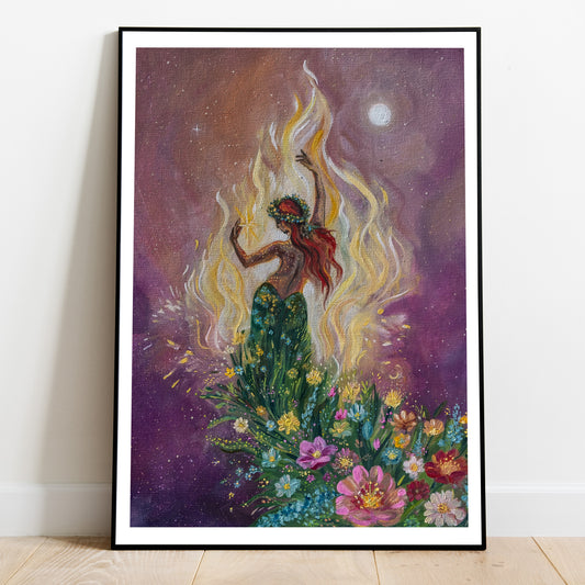 "Dance of the Beltane" - Original Oil Painting
