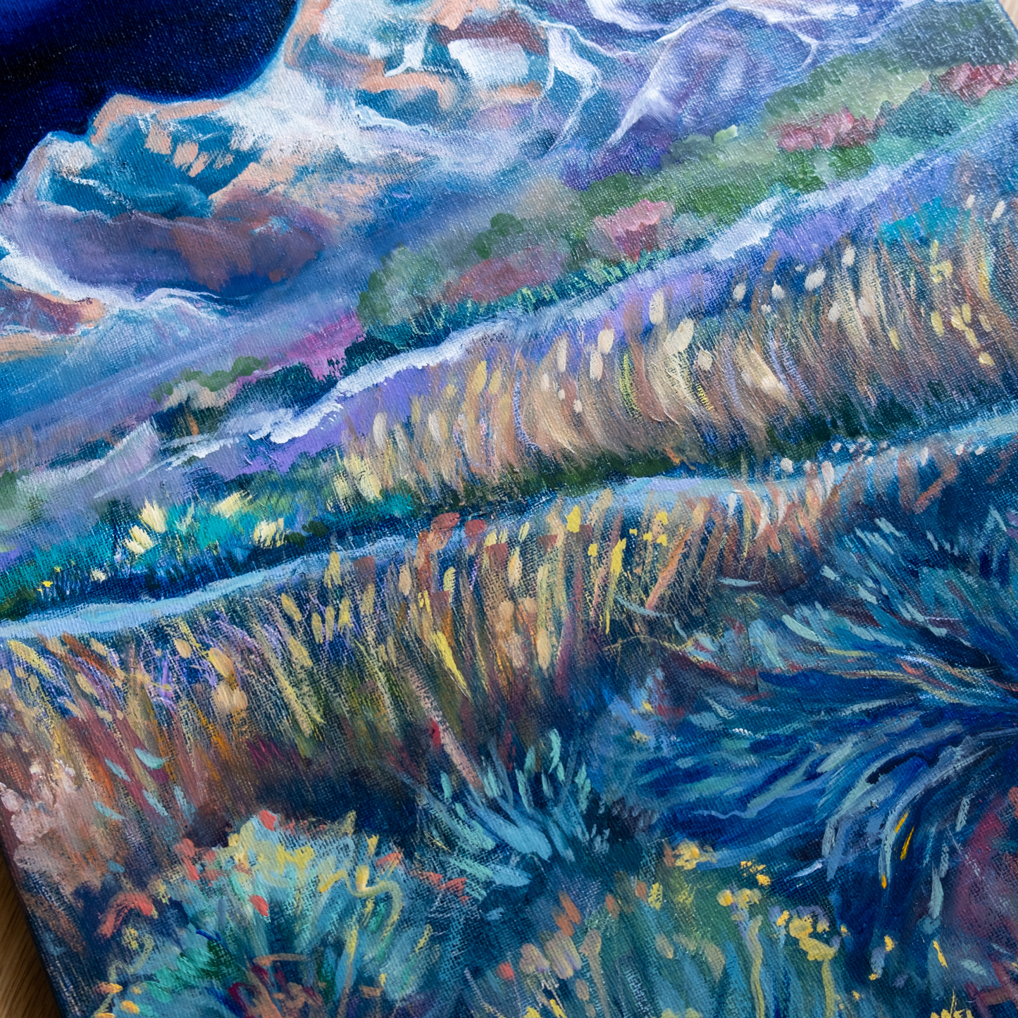 The Light Within the Night – Original Oil Painting