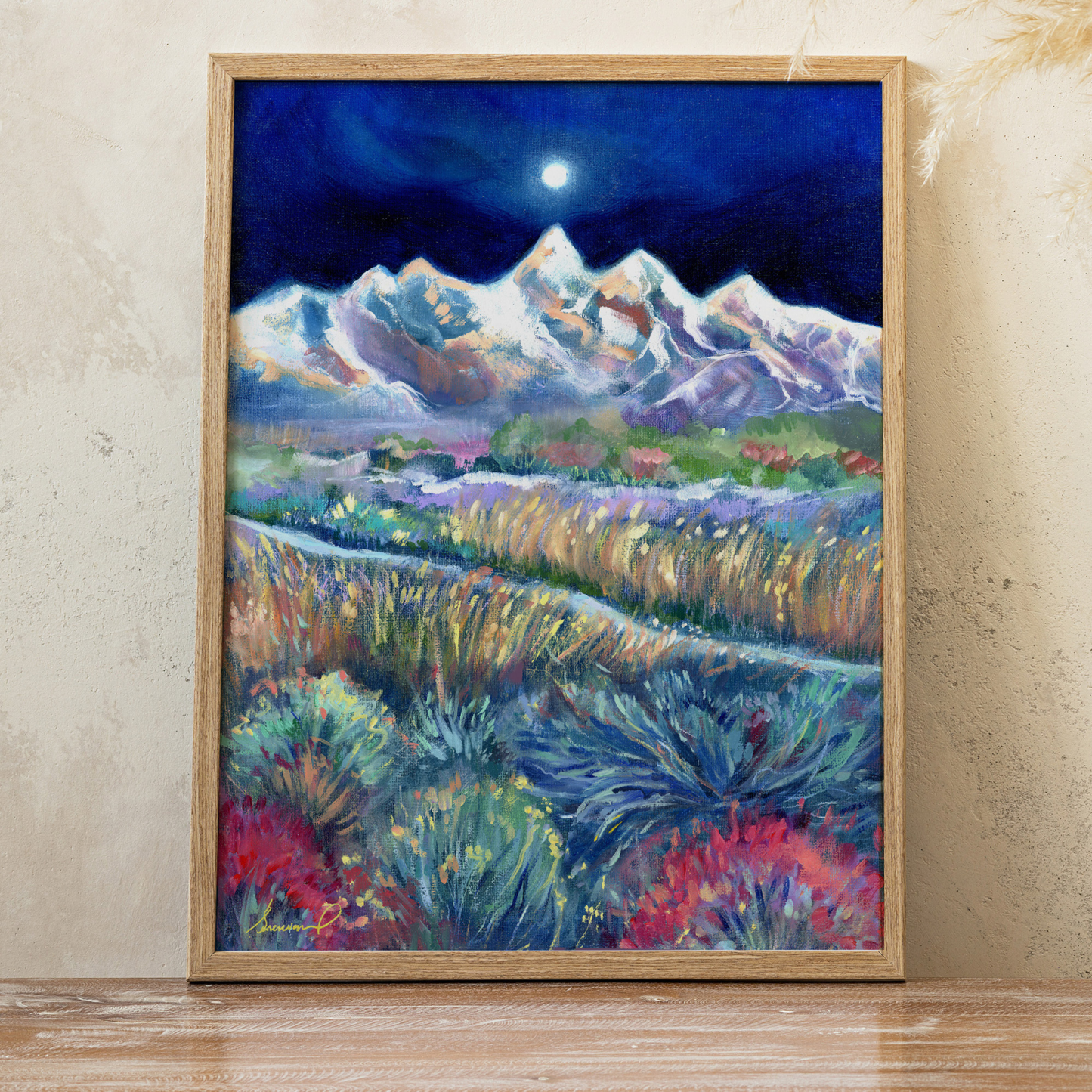 The Light Within the Night – Original Oil Painting