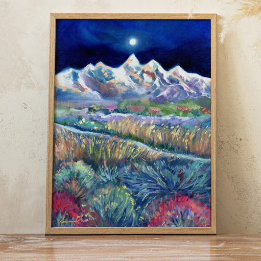 The Light Within the Night – Original Oil Painting