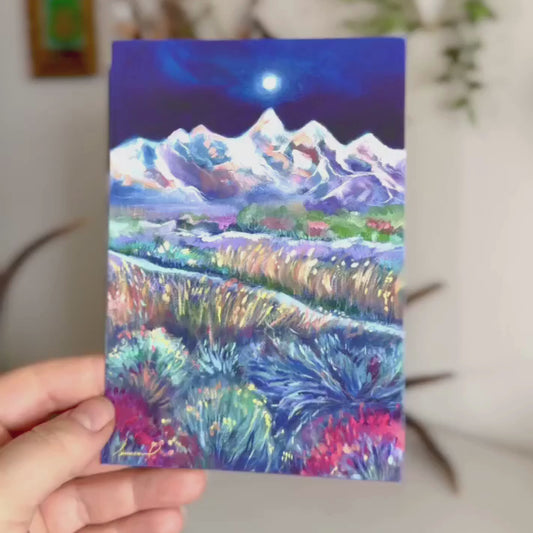 The Light Within the Night – Original Oil Painting